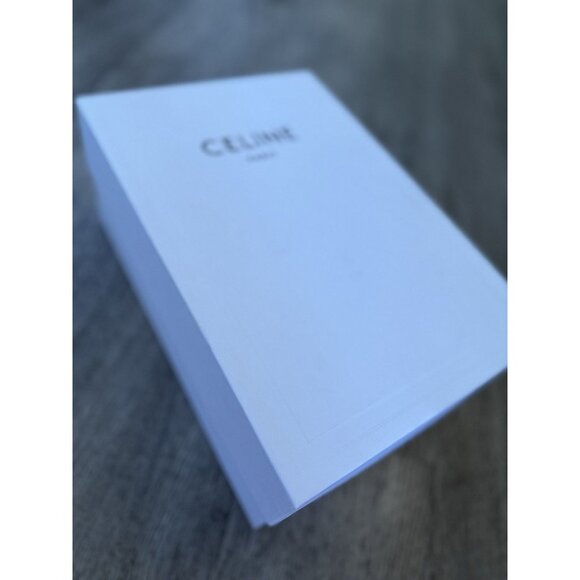 Authentic Celine Paris In Luco White Empty Shoe Storage Box 12.25” x 8.25”x 5” - Picture 8 of 8